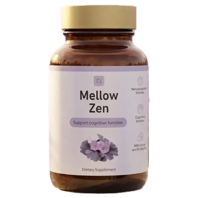Mellow Zen : Kapsuly s Ginkgom a Vitamínmi B